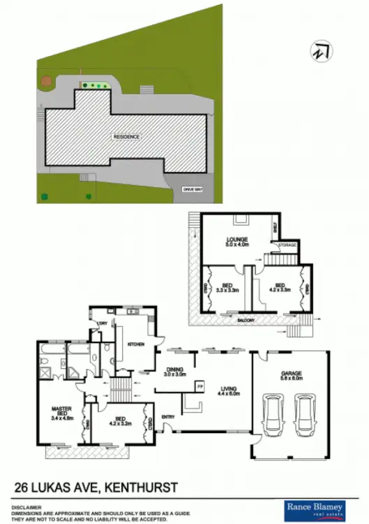 Floorplan of Homely house listing, 26 Lukas Avenue, Kenthurst NSW 2156