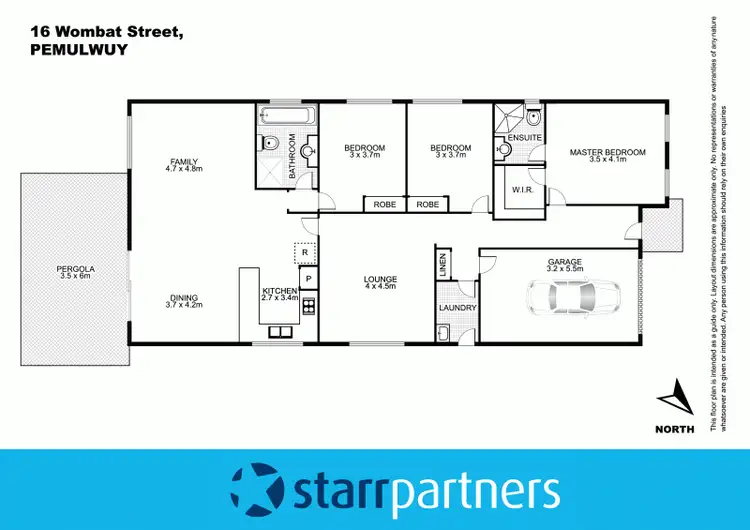 Floorplan of Homely house listing, 16 Wombat Street, Pemulwuy NSW 2145