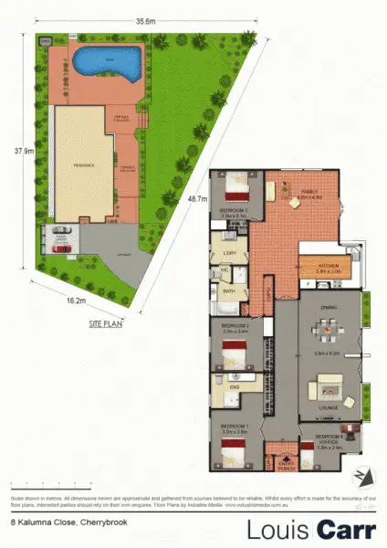 Floorplan of Homely house listing, 8 Kalumna Close, Cherrybrook NSW 2126