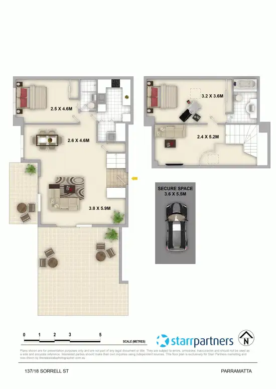 Floorplan of Homely unit listing, 137/18 Sorrell Street, Parramatta NSW 2150