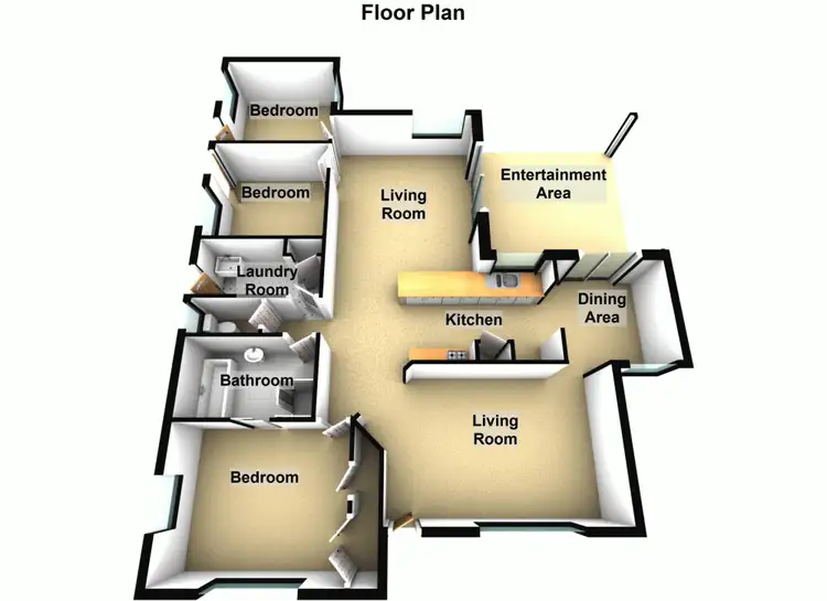 Floorplan of Homely house listing, 3 Foxhall Street, Boronia Heights QLD 4124