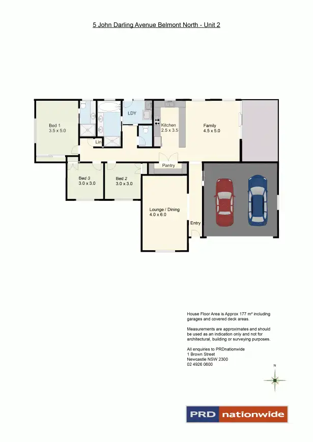 Floorplan of Homely house listing, 5b John Darling Avenue, Belmont North NSW 2280