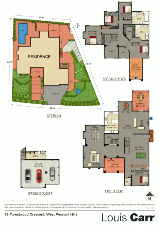 Floorplan of Homely house listing, 19 Forestwood Crescent, West Pennant Hills NSW 2125