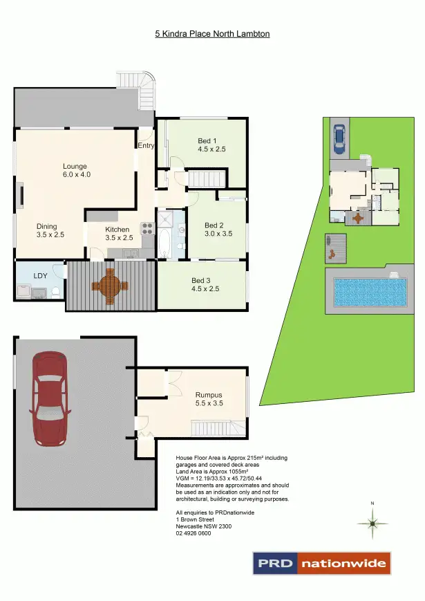 Floorplan of Homely house listing, 5 Kindra Place, North Lambton NSW 2299