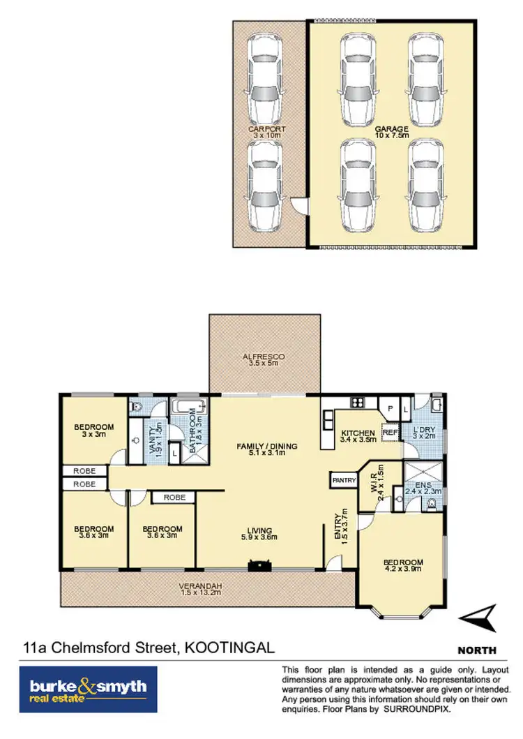 Floorplan of Homely house listing, 11a Chelmsford Street, Kootingal NSW 2352