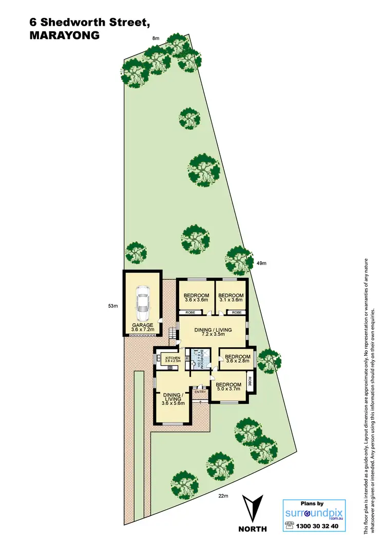 Floorplan of Homely house listing, 6 Shedworth Street, Marayong NSW 2148