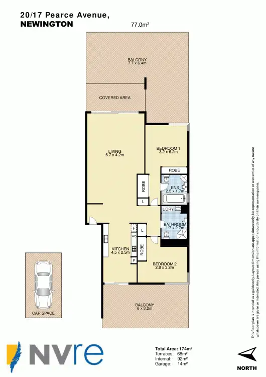 Floorplan of Homely unit listing, 20/17 Pearce Avenue, Newington NSW 2127