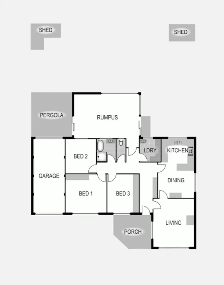 Floorplan of Homely house listing, 47 Crouch Street North, Mount Gambier SA 5290