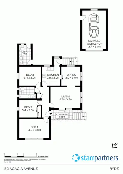 Floorplan of Homely house listing, 52 Acacia Avenue, Ryde NSW 2112