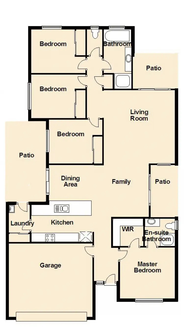 Floorplan of Homely house listing, 72 Aldea Circuit, Bracken Ridge QLD 4017