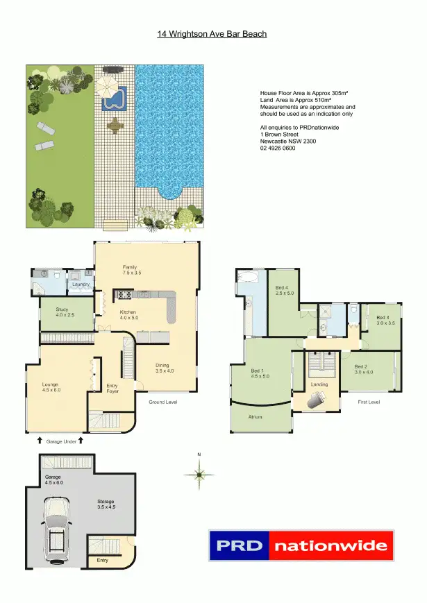 Floorplan of Homely house listing, 14 Wrightson Avenue, Bar Beach NSW 2300