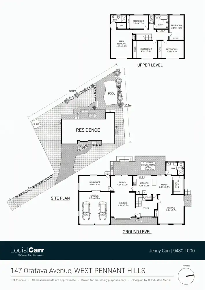 Floorplan of Homely house listing, 147 Oratava Avenue, West Pennant Hills NSW 2125