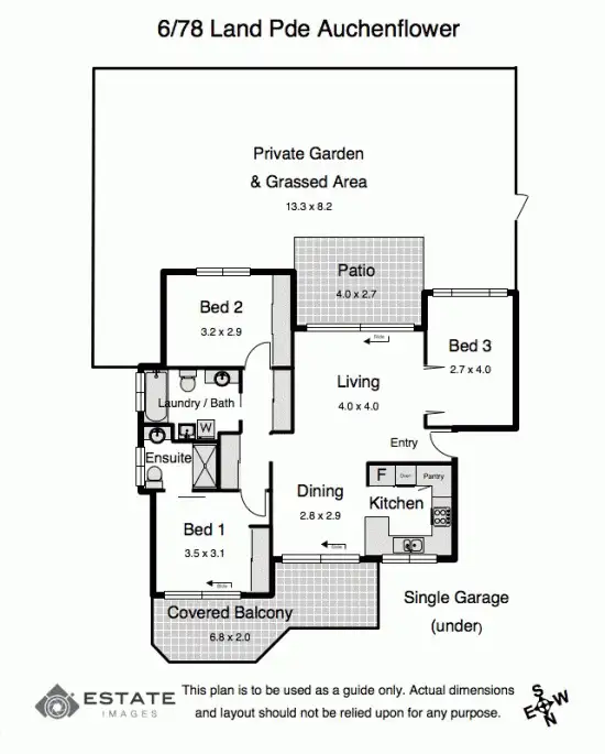 Floorplan of Homely house listing, 6/78 Lang Parade, Auchenflower QLD 4066