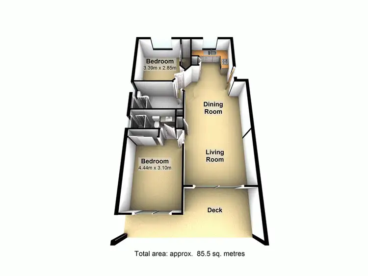Floorplan of Homely unit listing, 6/51 Hamson Terrace, Nundah QLD 4012