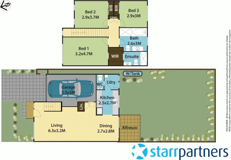 Floorplan of Homely semi-detached listing, 9 Cristian Street, Schofields NSW 2762