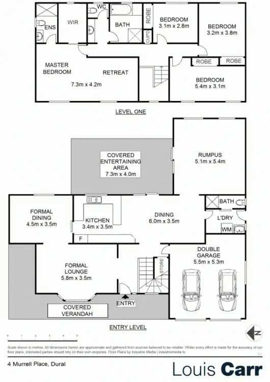 Floorplan of Homely house listing, 4 Murrell Place, Dural NSW 2158