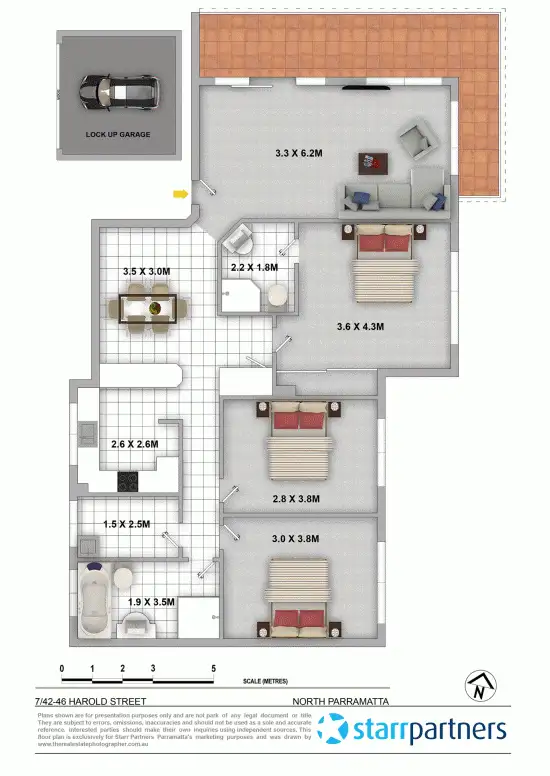 Floorplan of Homely unit listing, 7/42-46 Harold Street, North Parramatta NSW 2151