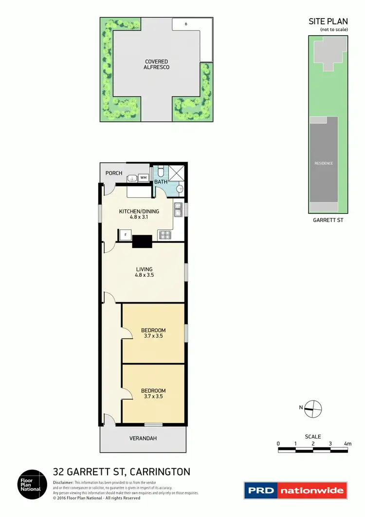 Floorplan of Homely house listing, 32 Garrett Street, Carrington NSW 2294