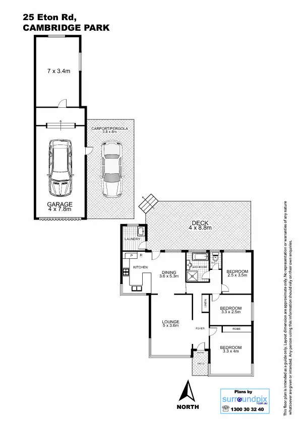 Floorplan of Homely house listing, 25 Eton Road, Cambridge Park NSW 2747