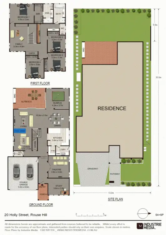 Floorplan of Homely house listing, 20 Holly Street, Rouse Hill NSW 2155