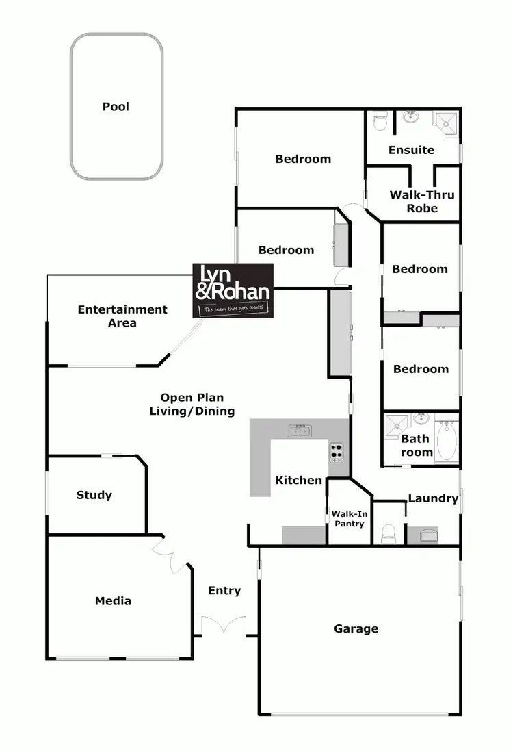 Floorplan of Homely house listing, 48 Louis Street, Deeragun QLD 4818
