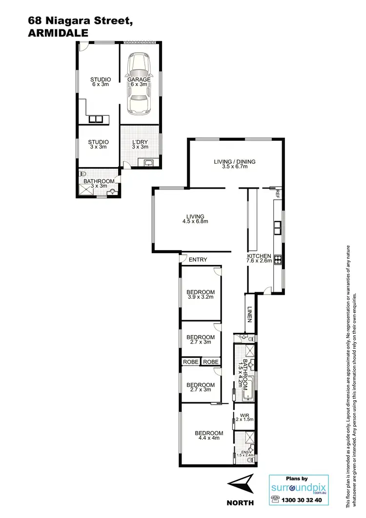 Floorplan of Homely house listing, 68 Niagara Street, Armidale NSW 2350