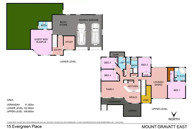 Floorplan of Homely house listing, 15 Evergreen Place, Mount Gravatt East QLD 4122