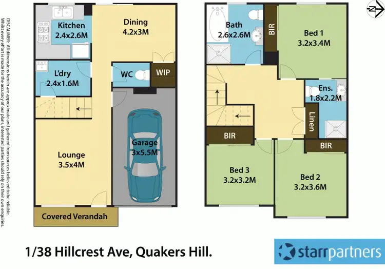 Floorplan of Homely house listing, 1/38 Hillcrest Rd, Quakers Hill NSW 2763