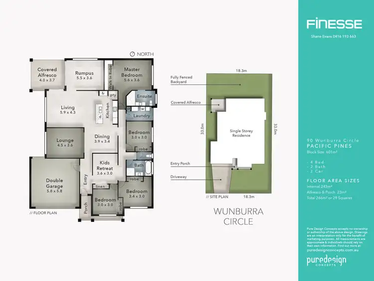 Floorplan of Homely house listing, 90 Wunburra Circle, Pacific Pines QLD 4211