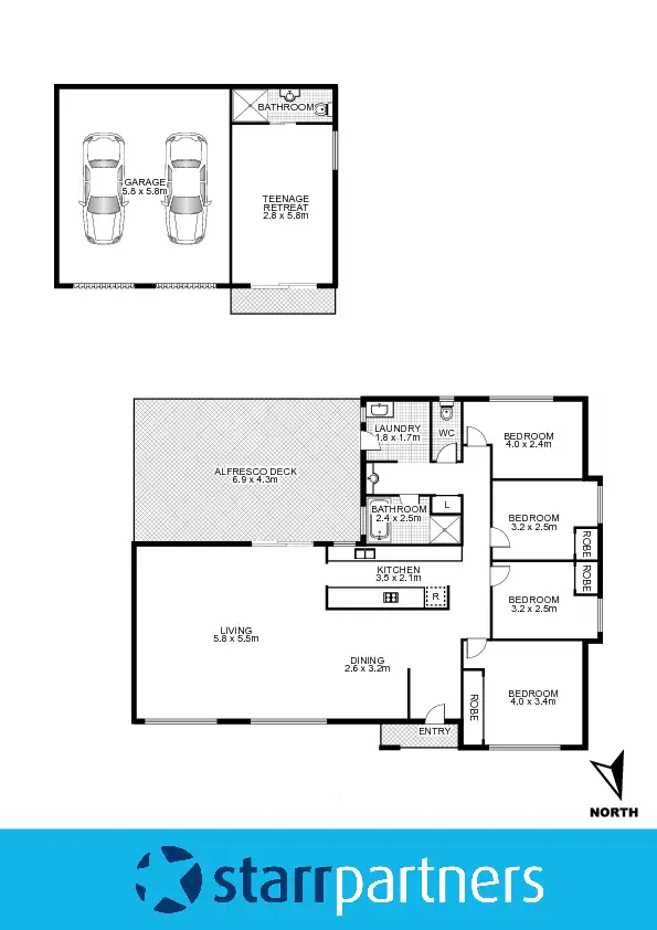 Floorplan of Homely house listing, 35 Aquarius Crescent, Erskine Park NSW 2759
