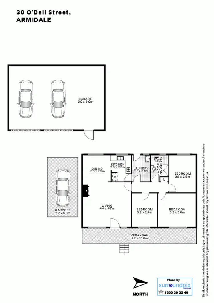 Floorplan of Homely house listing, 30 O'Dell Street, Armidale NSW 2350