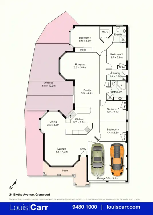 Floorplan of Homely house listing, 24 Blythe Avenue, Glenwood NSW 2768