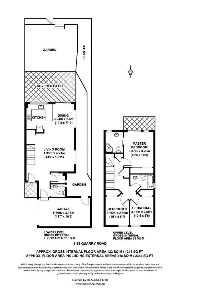 Floorplan of Homely townhouse listing, 4/33 Quarry Road, Sherwood QLD 4075