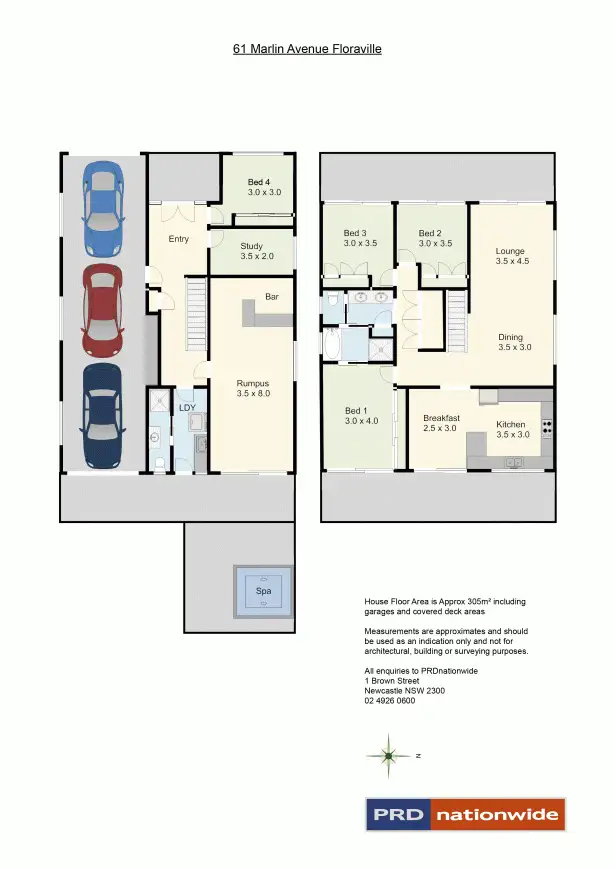 Floorplan of Homely house listing, 61 Marlin Ave, Floraville NSW 2280