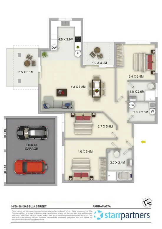 Floorplan of Homely apartment listing, 14/36-38 Isabella Street, North Parramatta NSW 2151