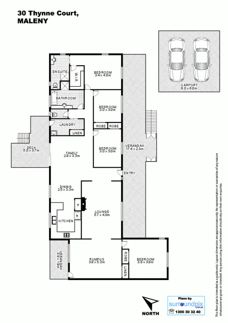 Floorplan of Homely house listing, 30 Thynne Court, Maleny QLD 4552