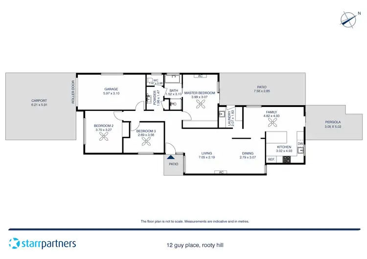 Floorplan of Homely house listing, 12 Guy Place, Rooty Hill NSW 2766