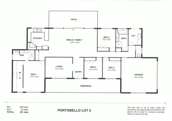 Floorplan of Homely house listing, 33 Portobello Road, Helidon Spa QLD 4344