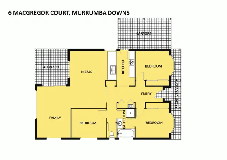 Floorplan of Homely house listing, 6 Macgregor Court, Murrumba Downs QLD 4503