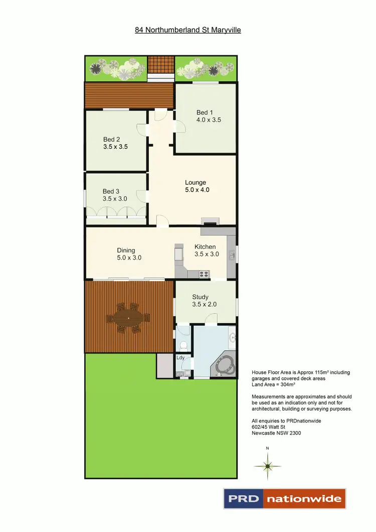 Floorplan of Homely house listing, 84 Northumberland Street, Maryville NSW 2293