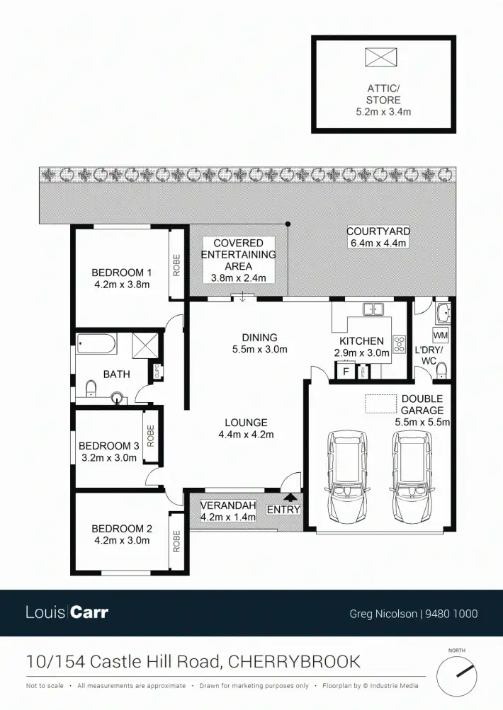 Floorplan of Homely townhouse listing, 10/154 Castle Hill Road, Cherrybrook NSW 2126