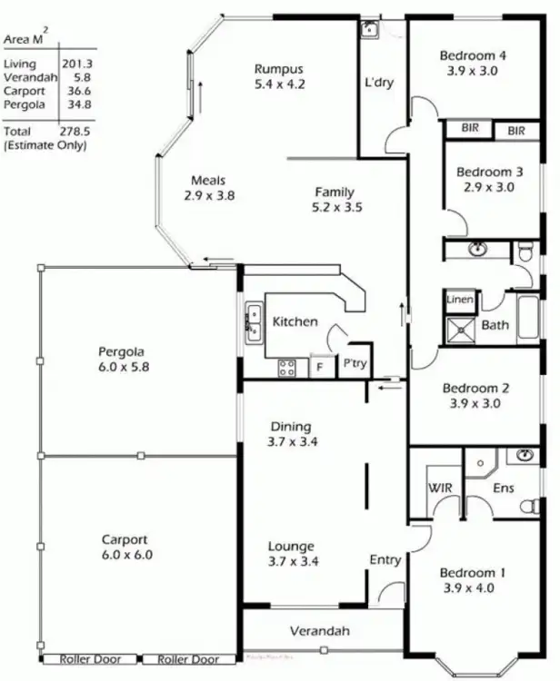 Floorplan of Homely house listing, 38 Sinclair Street, Hayborough SA 5211