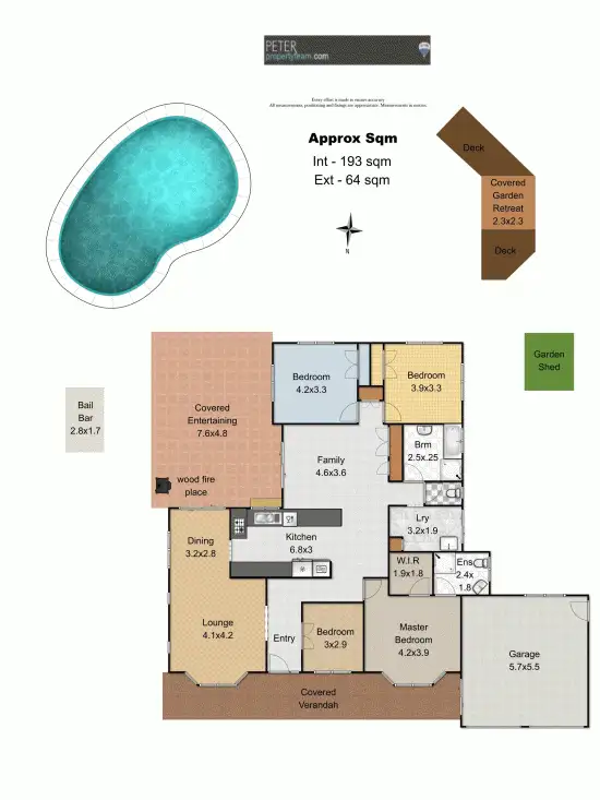 Floorplan of Homely house listing, 6 Belle Air Drive, Bellmere QLD 4510