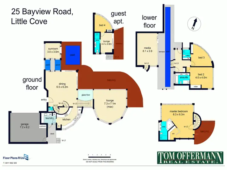 Floorplan of Homely house listing, 25 Bayview Road, Noosa Heads QLD 4567