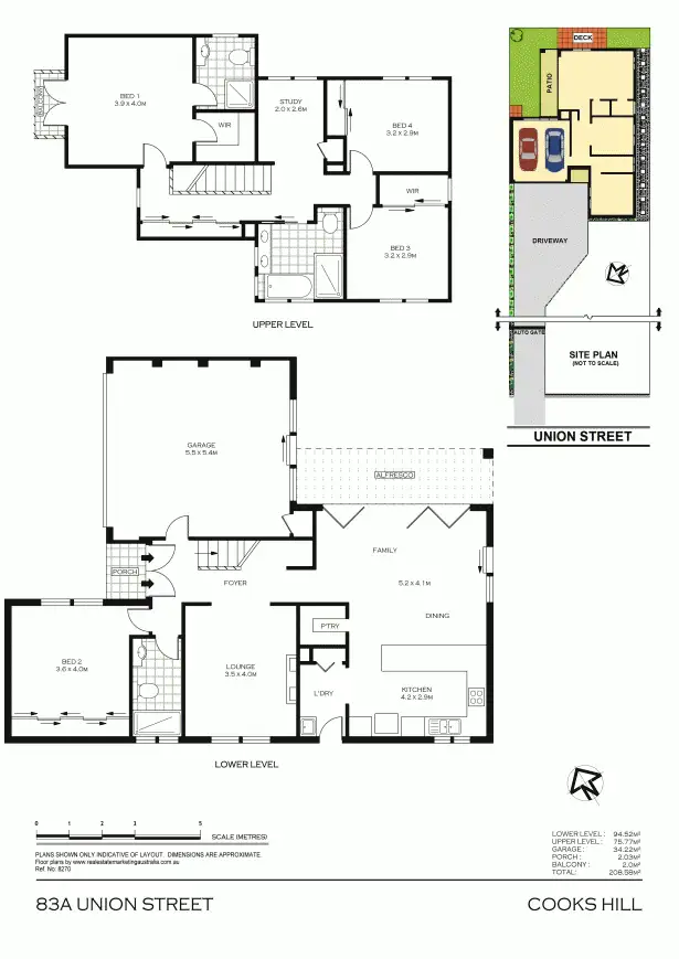 Floorplan of Homely house listing, 83a Union Street, Cooks Hill NSW 2300