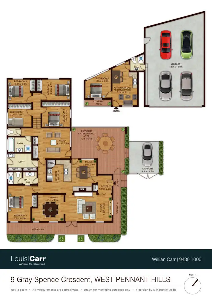 Floorplan of Homely house listing, 9 Gray Spence Crescent, West Pennant Hills NSW 2125