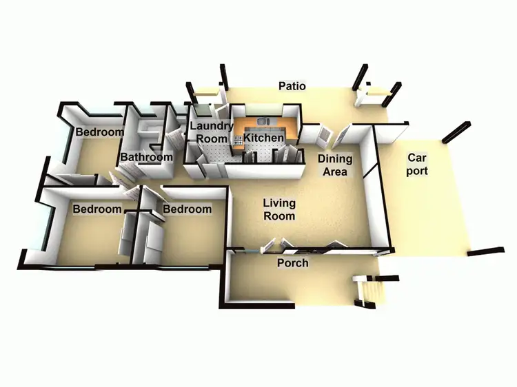 Floorplan of Homely house listing, 37 Halcomb Street, Zillmere QLD 4034
