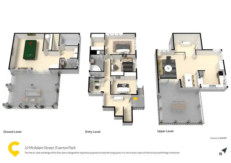Floorplan of Homely house listing, 22 McAdam Street, Everton Park QLD 4053