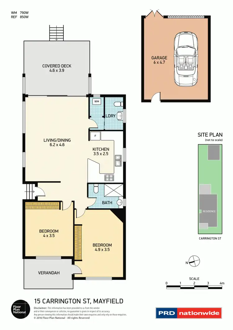 Floorplan of Homely house listing, 15 Carrington Street, Mayfield NSW 2304