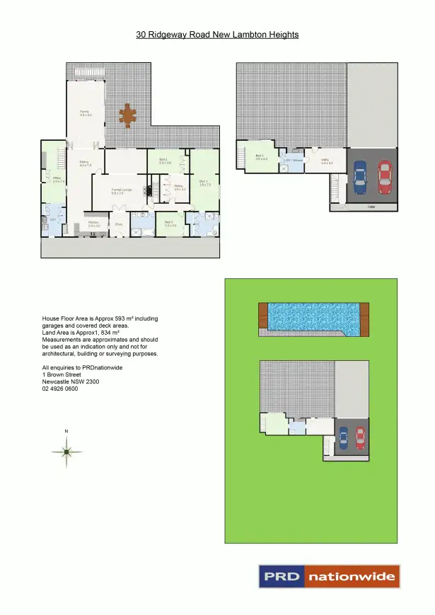 Floorplan of Homely house listing, 30 Ridgeway Road, New Lambton Heights Old NSW 2305